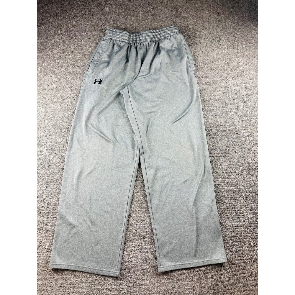 Under Armour Sweatpants Men L Gray Loose Fleece Pockets Streetwear Sporty Gym